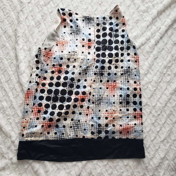 7 for all mankind Polkadot Pop Art Top - Picture 2 of 3